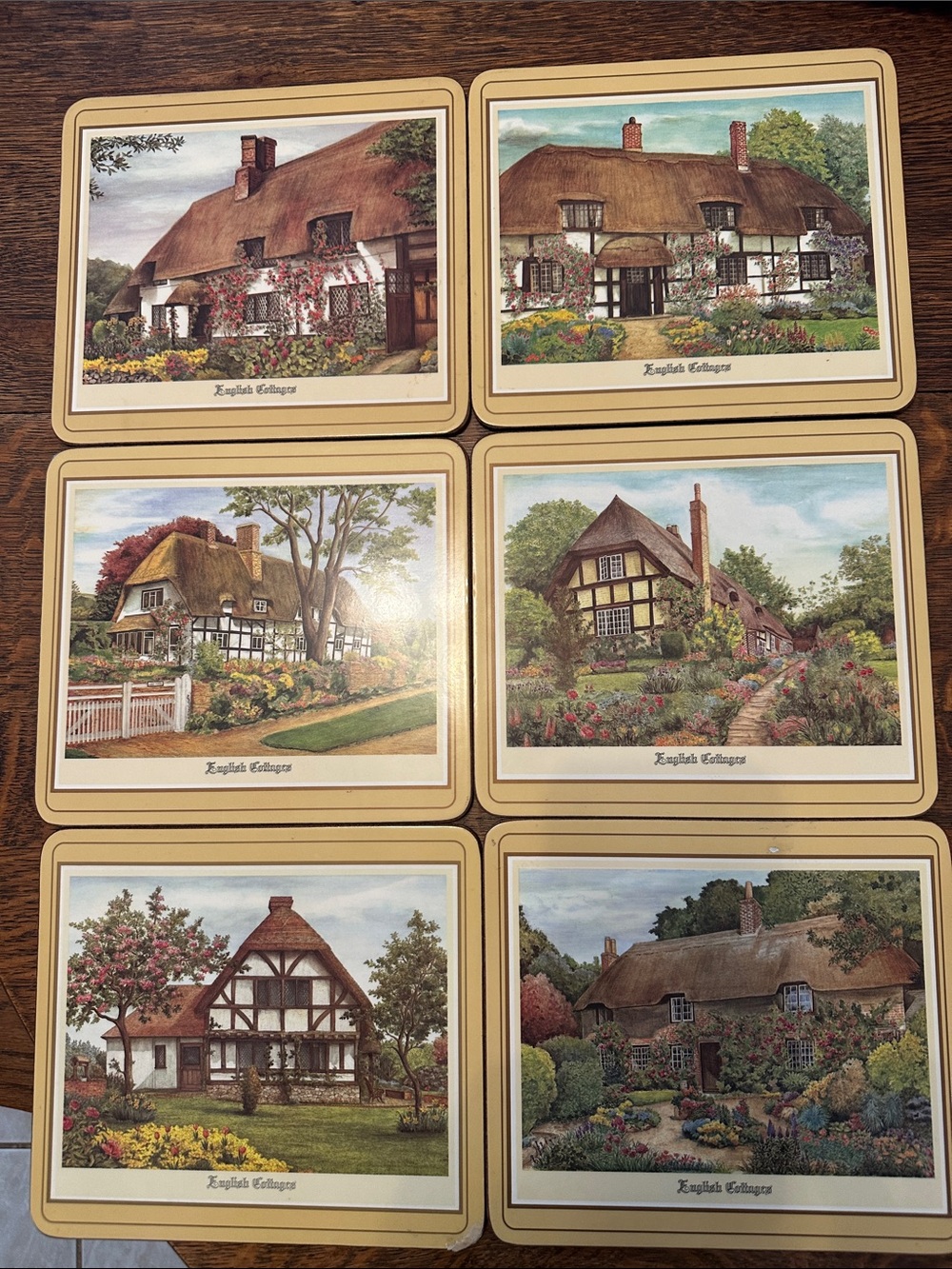 Pimpernel English Cottage Placemat  set of 6